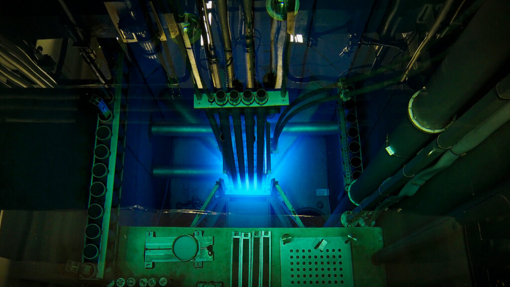 The NC State Nuclear reactor in Burlington Labs.