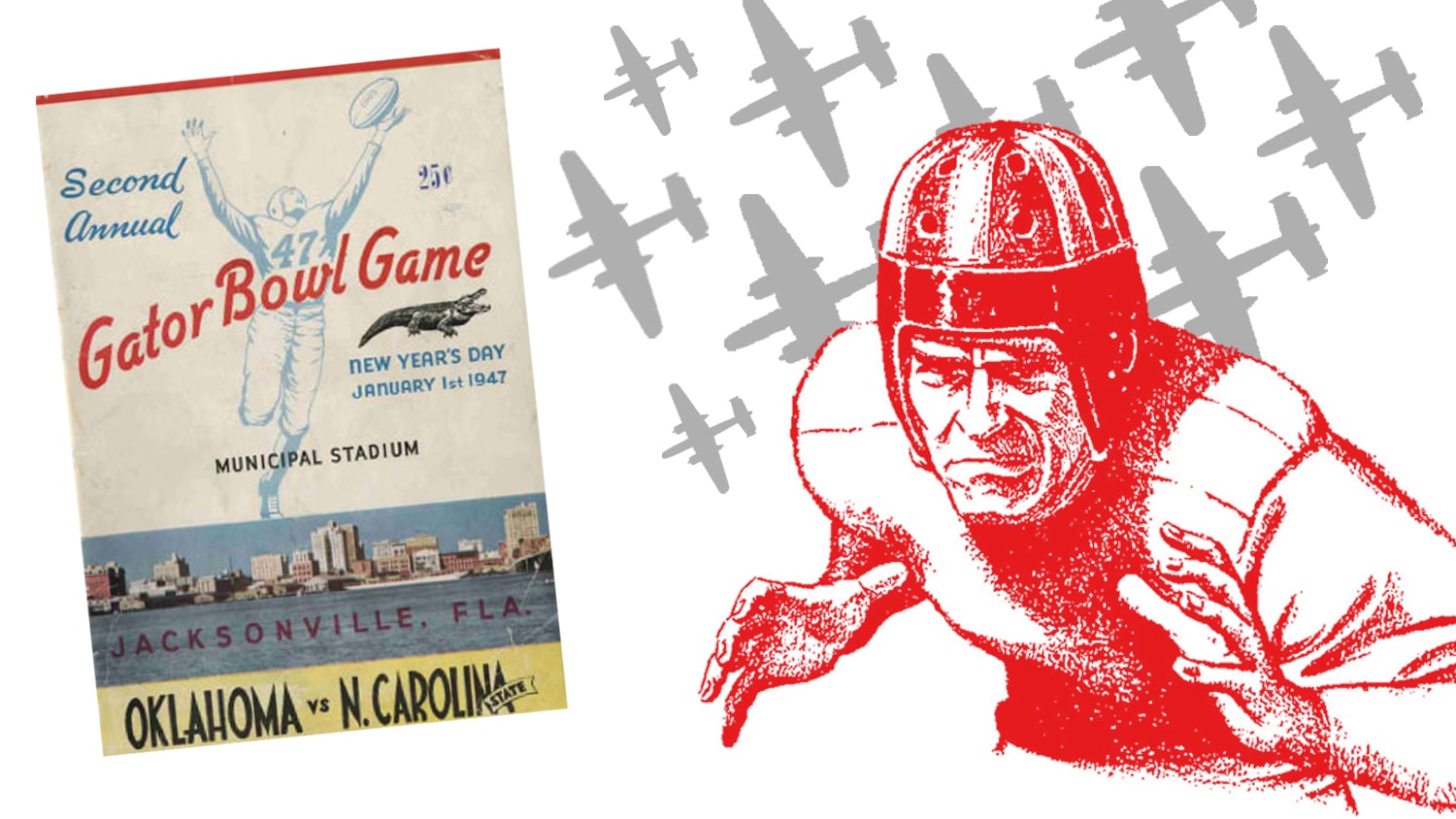 Before suiting up for NC State football in fall 1946, many players had helped the war efforts at home, training officers at infantry schools, and abroad, traveling through Europe with units such as the 104th Infantry Division.