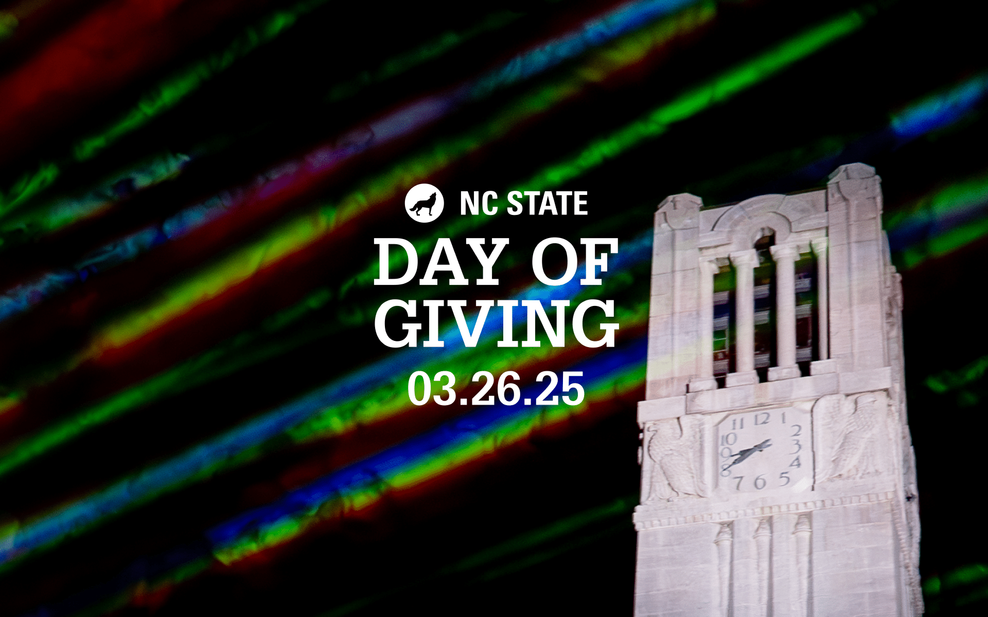 NC State's Day of Giving takes place March 26, 2025.